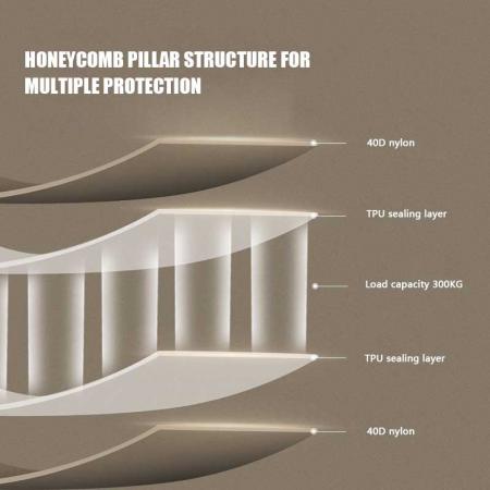 Inflatable Camping Mattress With Portable Air Pump Suitable For Camping Home Use