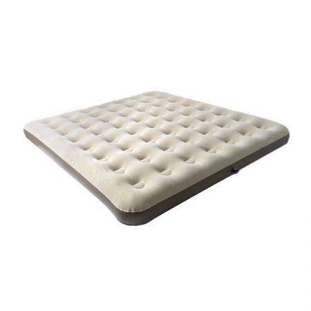 Flocked Twin Inflatable Camping Airbed For Home Camping Travel