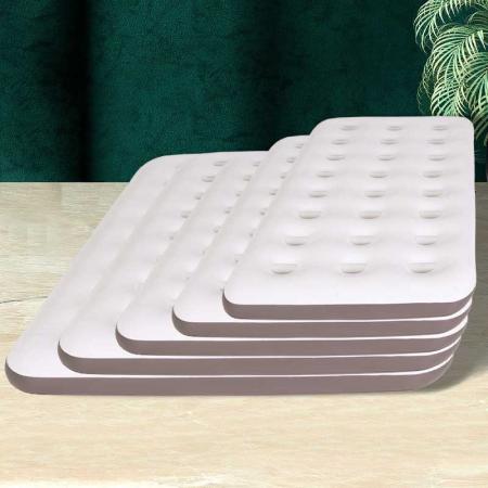 Flocked Twin Inflatable Camping Airbed For Home Camping Travel