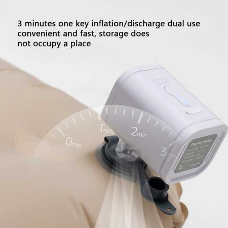 Inflatable Camping Mattress With Portable Air Pump Suitable For Camping Home Use