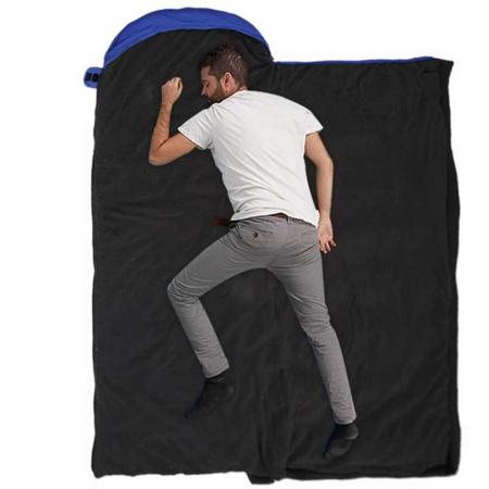 New Hot Selling Outdoor Single and Double Envelope Cotton Camping Sleeping Bag