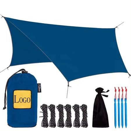 Camping Lightweight Tearproof Waterproof Tarp with UV Protection for Outdoor 