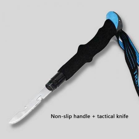 Multifunctional Ultra-light Retractable Trekking Cane Outdoor Climbing Equipment