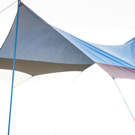 Outdoors Ultralight Waterproof 520*450cm Compact & Easy Setup Rain Fly Tarp  & Shelter 