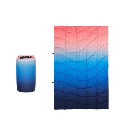 Custom Print Outdoor Camping Luxury Warm Quilted Puffy Blanket