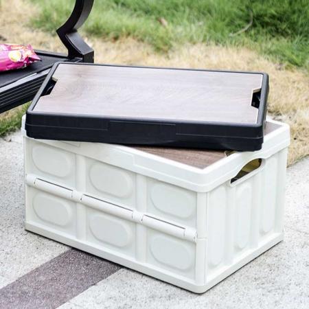 Car Trunk Storage Box Wooden Storage Box Collapsible Storage Box Foldable Car Trunk 