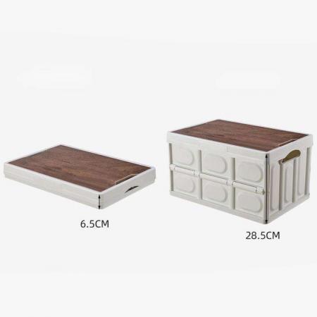 Car Trunk Storage Box Wooden Storage Box Collapsible Storage Box Foldable Car Trunk 