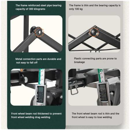 5 Inch Cheap Garden Tool Collapsible Outdoor Garden Utility Cart