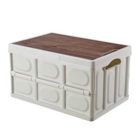 Car Trunk Storage Box Wooden Storage Box Collapsible Storage Box Foldable Car Trunk 