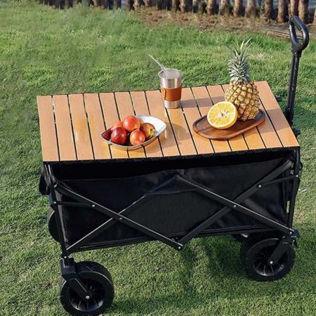 8 Inch Off-road Wheel Collapsible Outdoor Garden Utility Cart With Brake