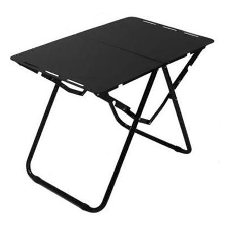 Black Lightweight Portable Folding Ultralight Roll Up Mini Aluminum Camp Picnic Table Foldable For Outdoor Hiking 