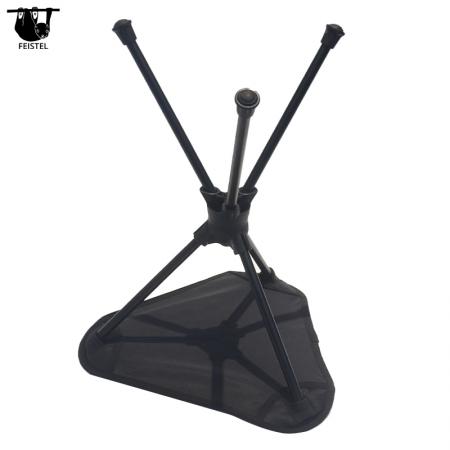 360 Degree Swivel Mini Aluminium Portable Three Legs Camping Stool 