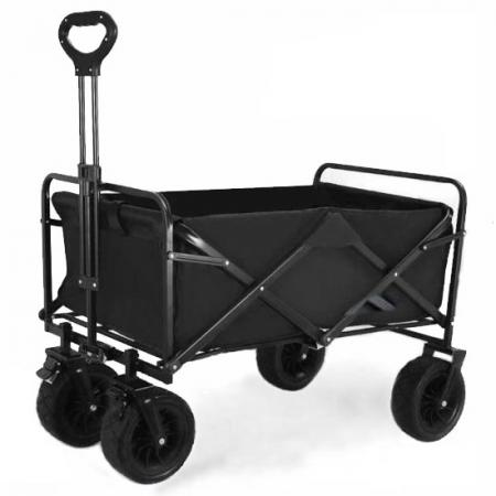 8 Inch Off-road Wheel Collapsible Outdoor Garden Utility Cart With Brake