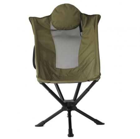 Comfortable Lightweight 360° rotation Camping Chair With Pillow 