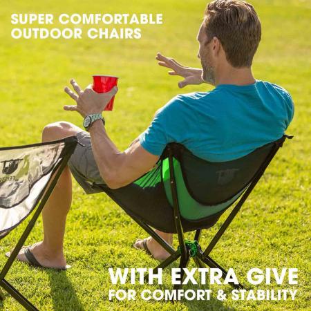 Nylon Collapsible Camping Lightweight Small Sized Chair 