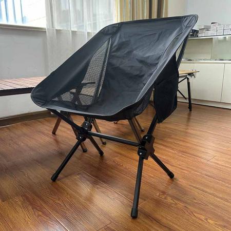 Custom Design Aluminum Frame Portable Folding Beach Moon Chair 