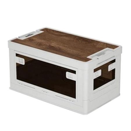 Outdoor Multifunctional Plastic Camping Folding Storage Box 