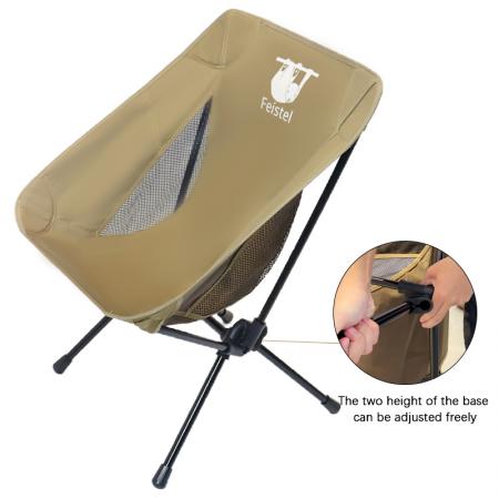 Versatile Angle Change Outdoors Folding Chair for Camping Hiking Traveling 