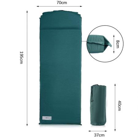 Outdoor Portable TPU Durable Camping Mattress Sleeping Pad With Electric Pump 