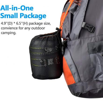 Outdoor Portable Picnic Cookware Kit Alumina Pot Set Travel Cooking Accessory