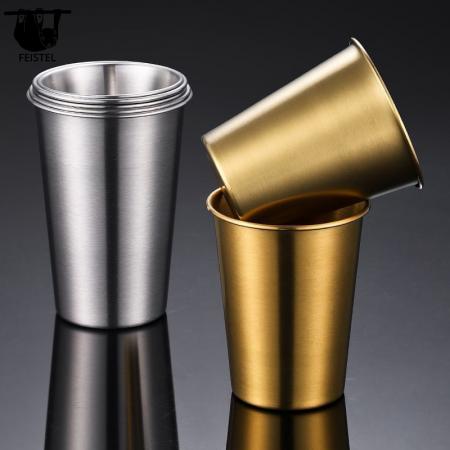 304 Stainless Steel 600ml Drinkware Water Mug 350ml Beer Mug Metal 