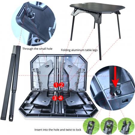 Outdoor Versatile Portable Lightweight Lifetime Camping Table 