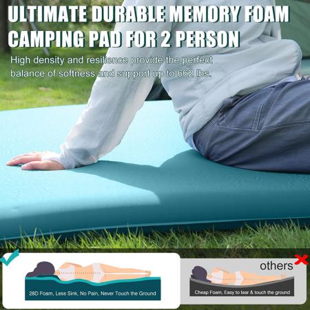 Double Automatic Inflatable Air Mattress Built in Electric Pump Camping