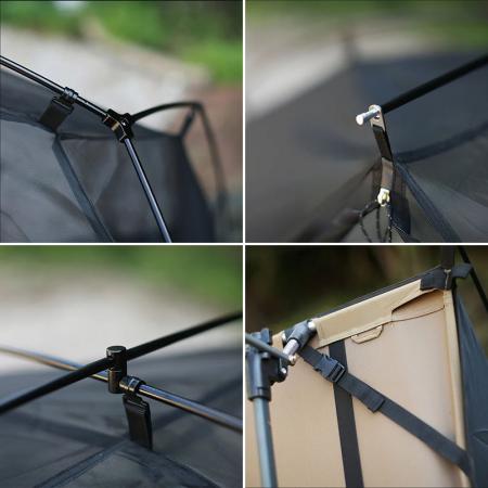 Outdoor camping tent 1-2 persons hiking tent waterproof couples outdoor extend space tent