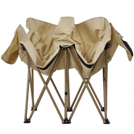 Low MOQ Double Seat Outdoor Lightweight Folding Beach Camping Portable Fishing Chair With Mesh Bag 