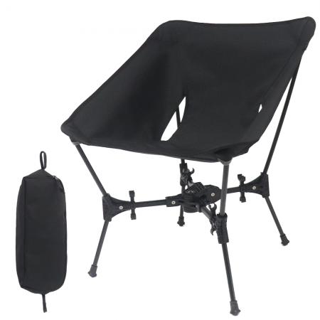 Lightweight Folding Portable Aluminum Camp Chair Outdoor Moon Camping Chair 