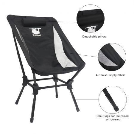 Custom Logo Garden Chair Lightweight Aluminum Foldable Camping Chair