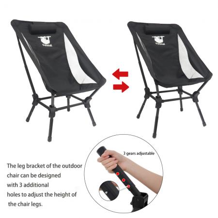 Custom Logo Garden Chair Lightweight Aluminum Foldable Camping Chair