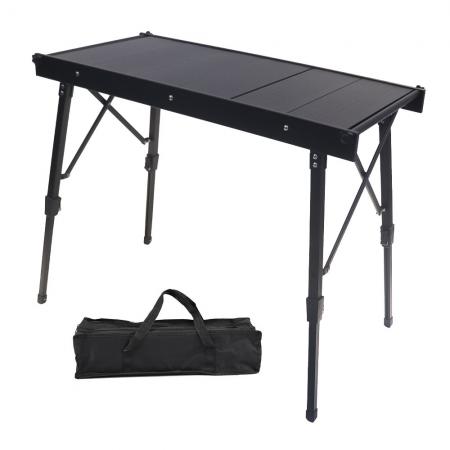 Portable Multifunctional Metal Folding Table Modern Outdoor Camping BBQ Egg Roll Table