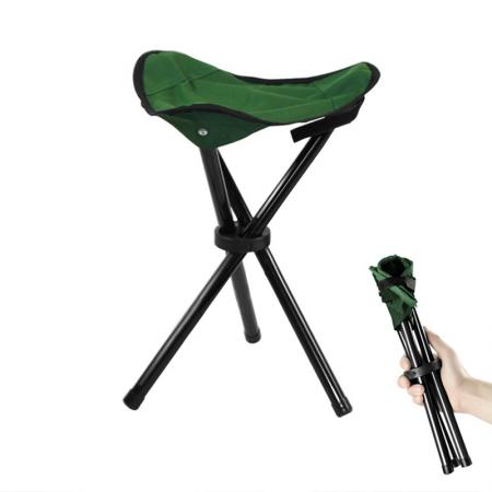 Outdoor Multifunctional Metal Portable Mini Lightweight Camping Modern Triangle Oxford Fishing Stool 