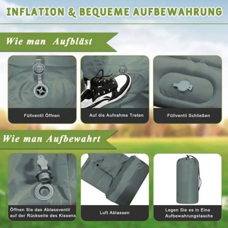 Lightweight Camping Inflating Mat Outdoors Equipment Travel Sleeping Pads 