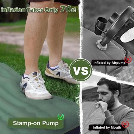 Lightweight Camping Inflating Mat Outdoors Equipment Travel Sleeping Pads 