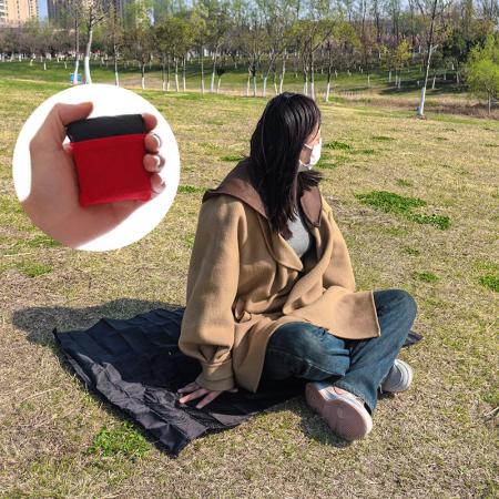 Ripstop Nylon Waterproof Fit in Pocket Small Light Compact Pocket Blanket