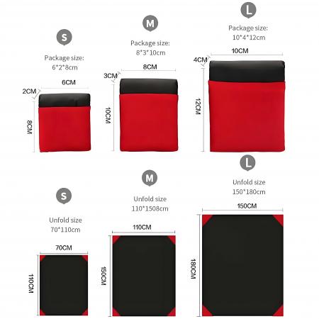 Ripstop Nylon Waterproof Fit in Pocket Small Light Compact Pocket Blanket