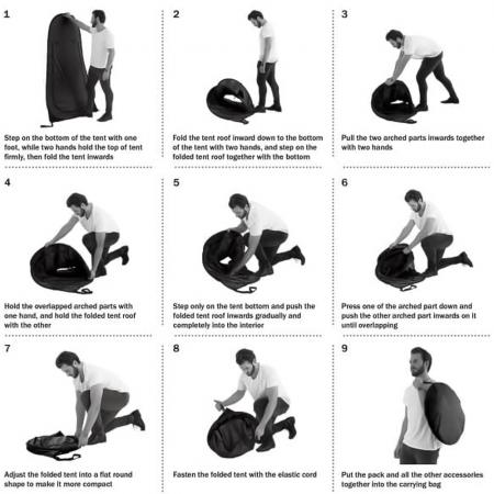 Outdoor Camping Portable Pop up Shower Tent Instant Privacy Dressing Changing Tent Toilet Tent