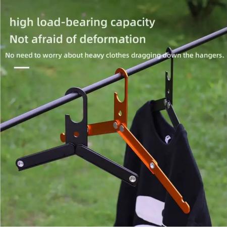 Outdoor Camping Portable Aluminium Alloy Foldable Travel Hangers 