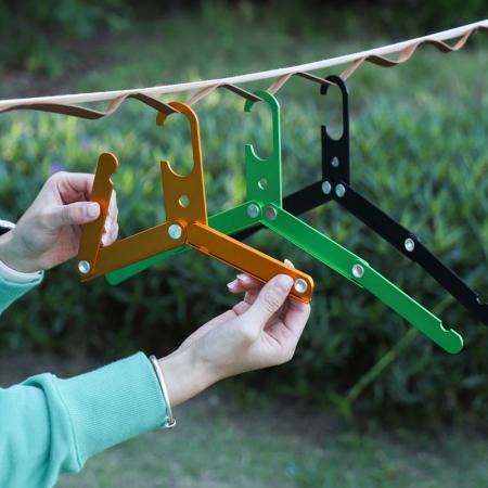 Outdoor Camping Portable Aluminium Alloy Foldable Travel Hangers 