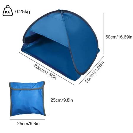 Portable Lazy Outdoor Waterproof Breathable Sleeping Head Tent Beach Sun Shelters Mini Head Tent 
