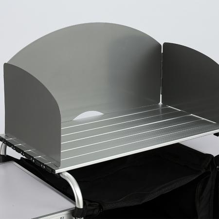 Portable Camping Aluminum Alloy Multifunctional IGT Folding Table Mobile Kitchen Dining Table