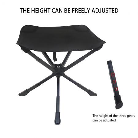 Ultralight Aluminum Alloy Folding Stool Camping Barbecue Portable Fishing Mini Mazar