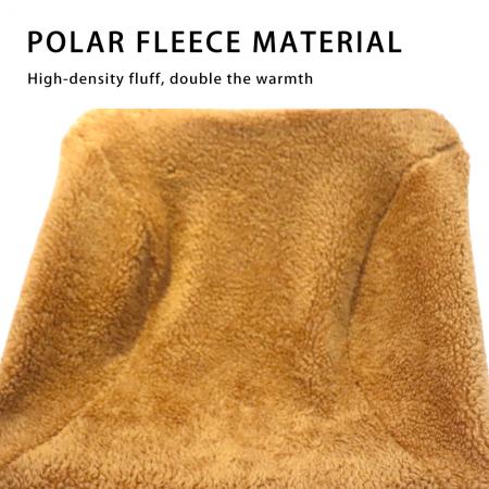 Winter Warm Thickened Wool Chair Cover Hiking Picnic Moon Chair High Quality Outdoor Camping Folding Chair Cover 