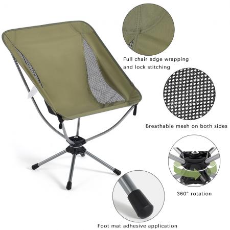 High Quality Custom Logo Modern Design Outdoor Camping Ultralight Aluminum Folding Beach Chair