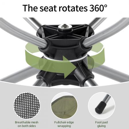 High Quality Custom Logo Modern Design Outdoor Camping Ultralight Aluminum Folding Beach Chair