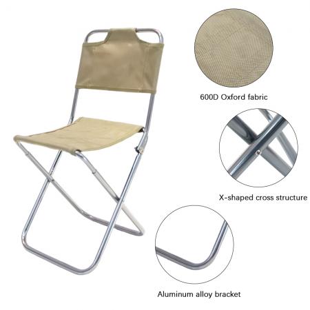 Ultrlight Aluminum Alloy Camping Folding Chair Portable Modern Design Child Mazar Garden Outdoor Chair