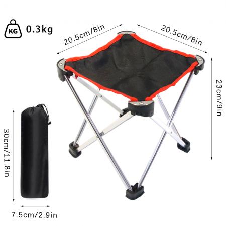 Cheapest Lightweight French Style Folding Aluminum Garden Items Picnic Camping Stool