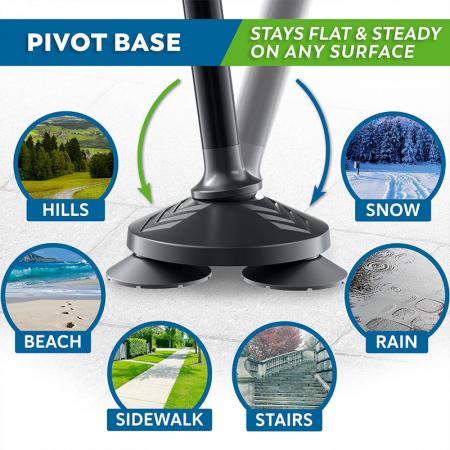 New Old Man Walking Stick Collapsible Canes T Grips Elder Stable Crutch No Slip Pole Folding Hiking Elderly Walk 